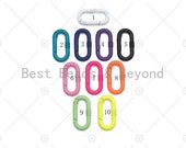 Enamel Oval Spring Clasp, Spring Gate, Spring Buckle Clasp for Purse Key Jewelery Making, Enamel Oval Spring Gate, 17x33mm, Sku H319
