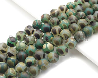 6pcs-12mmX7mm Tibetan Natural veins Agate gemstone barrel beads