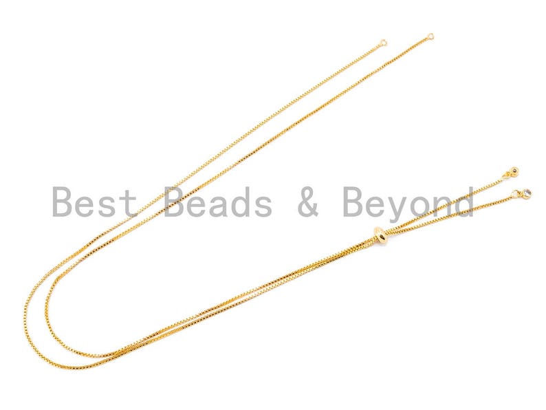 1pc/5pcs Bolo Sliding Adjustable Necklace Making Chain Toggle Etsy