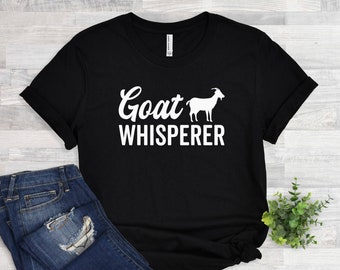 Shirt Geitenfluisteraar: grappig T-shirt van het boerenleven, cadeau geitenliefhebber