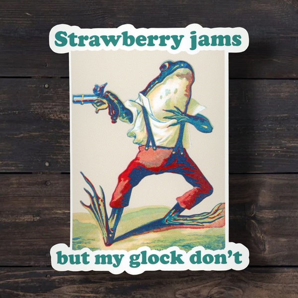 Strawberry Jams but My Glock Dont Etsy