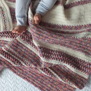 DIGITAL CROCHET PATTERN - The Isere Baby Blanket