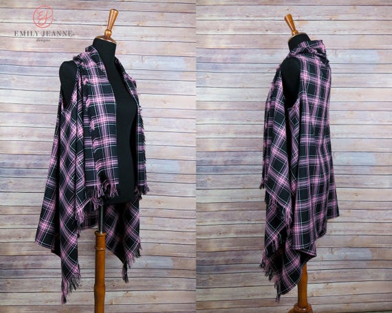 black flowy vest