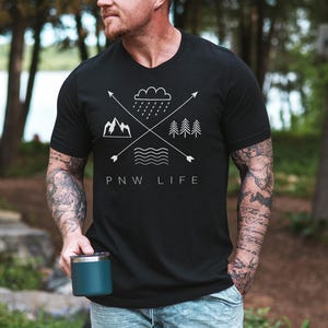 PNW LIFE • Short Sleeve Jersey T-Shirt