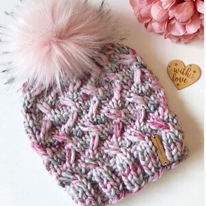 Knit Beanie Pattern / Ridgeline Beanie Beginner Friendly DIY Knitting Pattern image 8