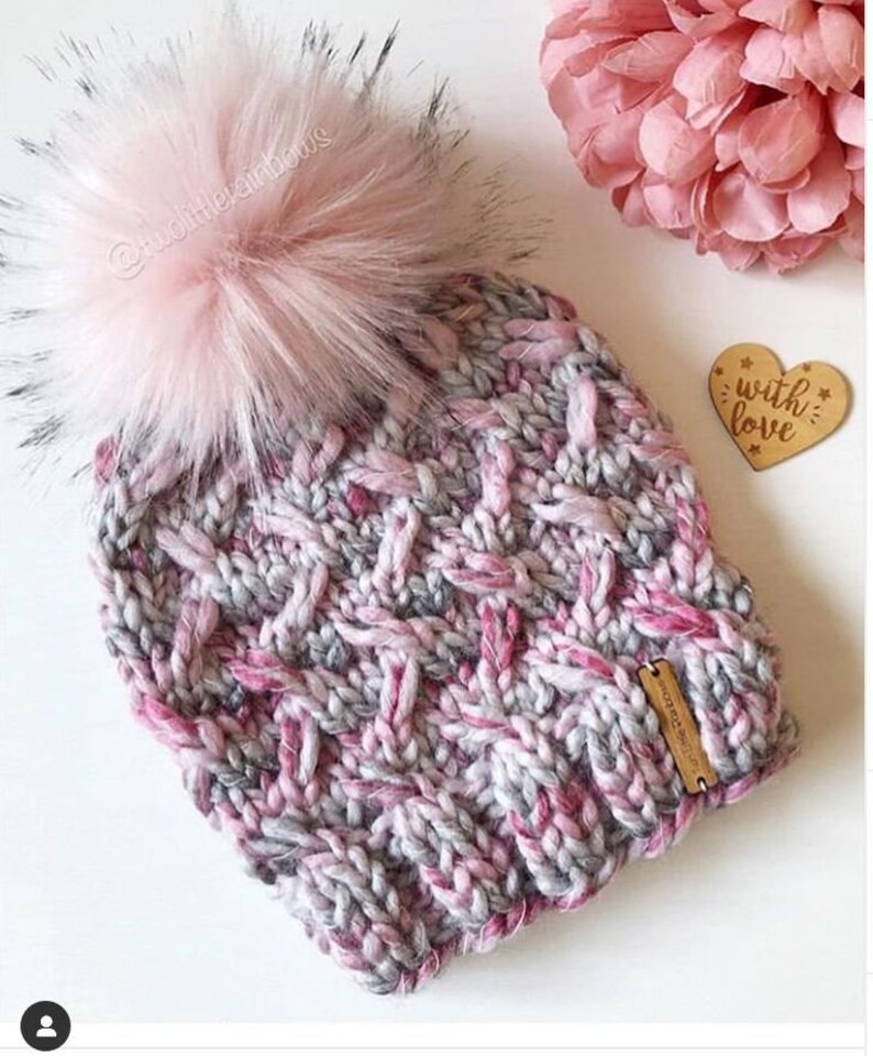 Knit Beanie Pattern / Ridgeline Beanie Beginner Friendly DIY Knitting Pattern image 8