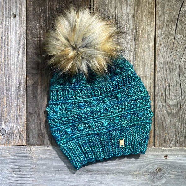 Nordic Beanie Knitting Pattern / Intermediate / Pattern Instructions