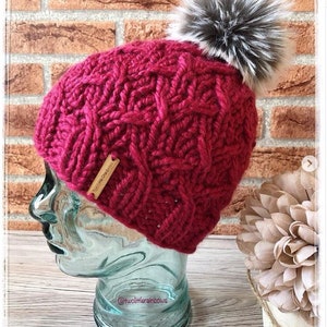 Knit Beanie Pattern / Ridgeline Beanie Beginner Friendly DIY Knitting Pattern image 7