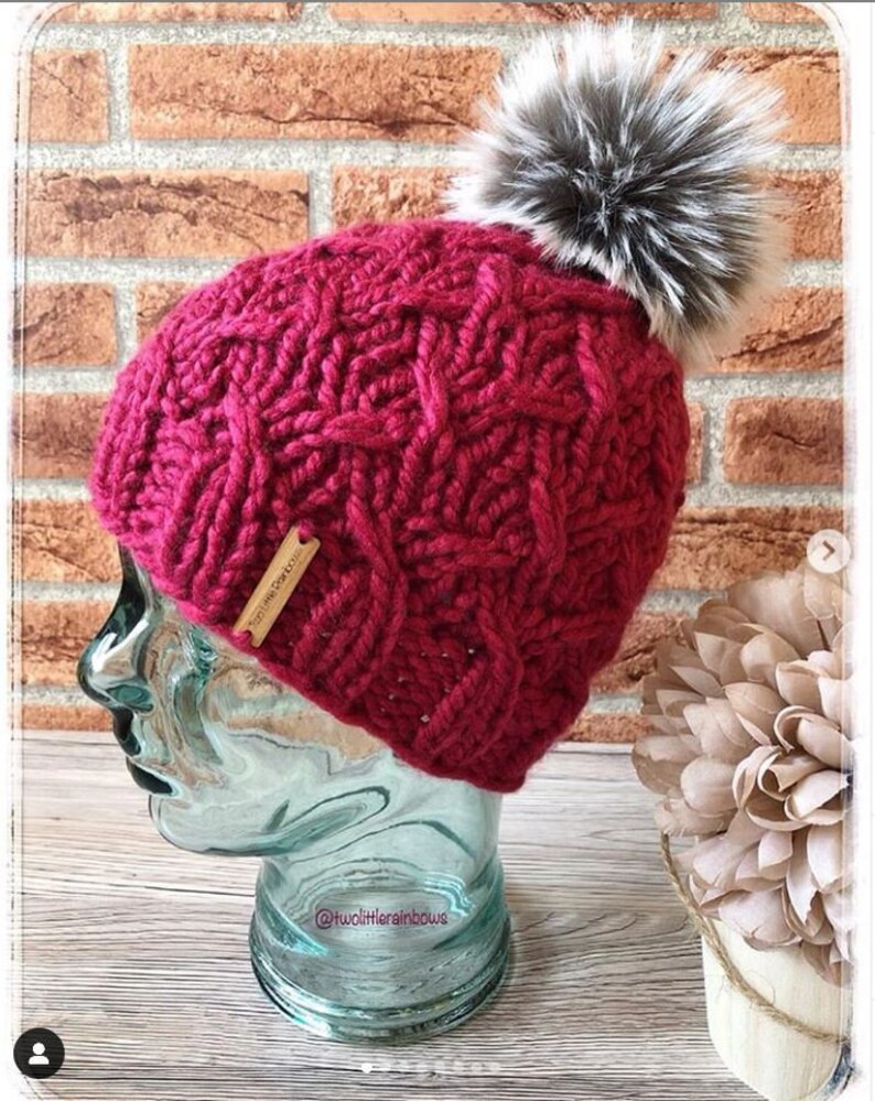 Knit Beanie Pattern / Ridgeline Beanie Beginner Friendly DIY Knitting Pattern image 7