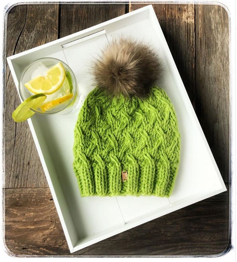 Knit Beanie Pattern / Ridgeline Beanie Beginner Friendly DIY Knitting Pattern image 9