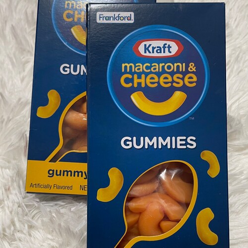 Mac and Cheese Gummies Candy Gummies Etsy