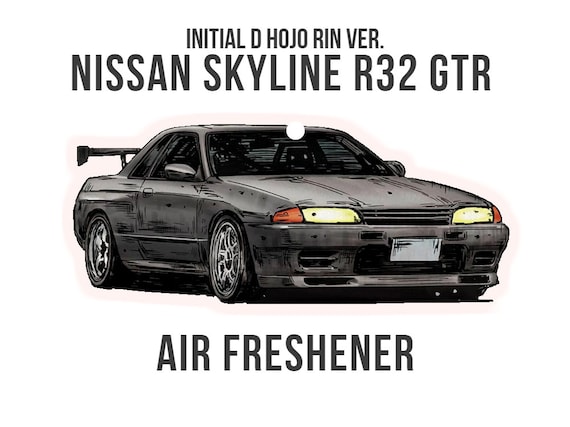 Initial D Hojo Rin Skyline R32 Gtr Air Freshener Etsy