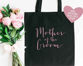 Mother of the Groom Tote Bag, Bridal Tote, Bride Bag, Bridesmaid Tote, Personalized Tote, Bachelorette Tote, Wedding Tote, Wedding Day Tote