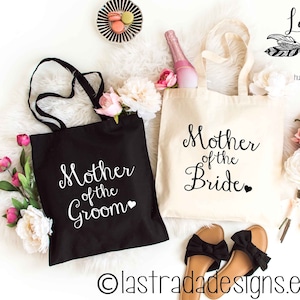 Mother of the Bride or Mother of the Groom, Bride Bag, Bridesmaid Tote, Bridesmaid Bag, Wedding Day Tote, Wedding Totes imagem 1