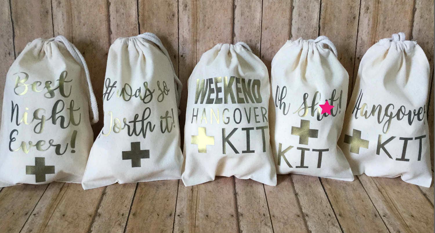 Hangover Kit Bachelor Party Bachelorette Party Oh Sht Kit | Etsy