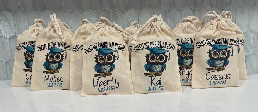 Graduation Bags, Graduation Party Bags, Preschool Graduation, Prek