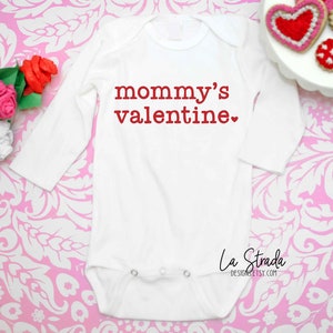 Mommy&#39;s Valentine, Valentine Outfit, First Valentine&#39;s, Baby&#39;s 1st Valentine, Baby Boy Valentine outfit, First Valentine&#39;s Day, Baby Outfit