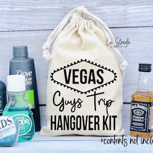 Hangover Kit Supplies, Hangover Survival Recovery Kit, Bachelor Guys Night  Out Tailgate Party Favors, Wedding Groomsmen Emergency Bag Items 