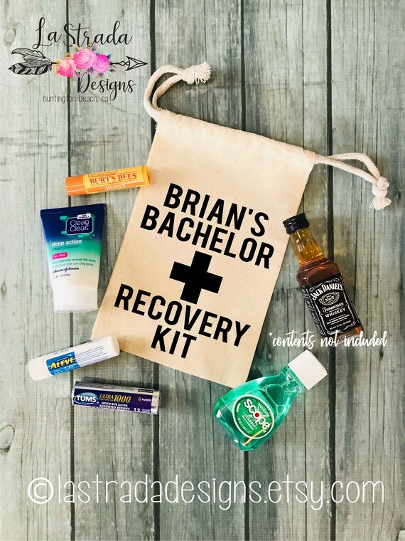Personalized Bachelor Party Pouch, Hangover Kit, Bachelor Party, Oh Sht Kit,  Guys Night Out, Bachelor Party Gift, Groomsmen Gifts - Etsy