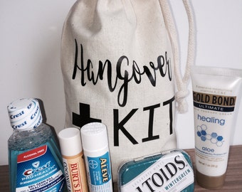 Hangover Kit With Supplies, Recovery Kit, Bachelorette Kit