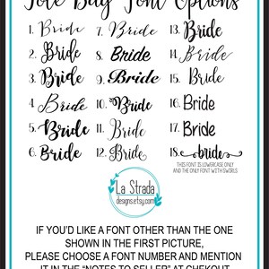 Bridal Tote/Bride Bag/Bridesmaid Tote/Bridesmaid Bag/Personalized Tote/Maid of Honor Tote/Wedding Day Tote/Bachelorette Tote Bag image 2