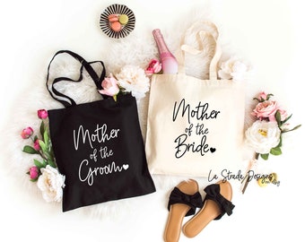 Mother of the Bride or Mother of the Groom, Bride Bag, Mom Tote Bag, Bridesmaid Bag, Wedding Totes, Mother of the Bride, Mother of the Groom