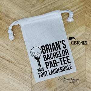 Personalized Bachelor Party Pouch, Golf Bachelor Party, Hangover Kit, Bachelor Party, Golf Bachelor Party Gift, Groomsmen Gift, Golf Wedding