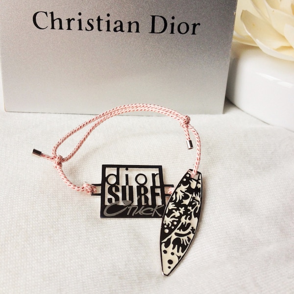 Bracelet Dior Surf, Christian Dior Paris, authentique, rose, vintage mais neuf, french jewelry, fashionista accessories