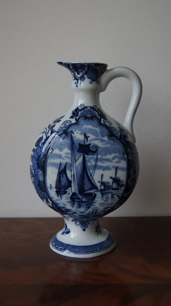 Antique Delft Handpainted Vase Delft Holland Delft Mug | Etsy