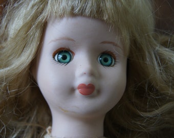 Antique Porcelain Doll approx. 1940's