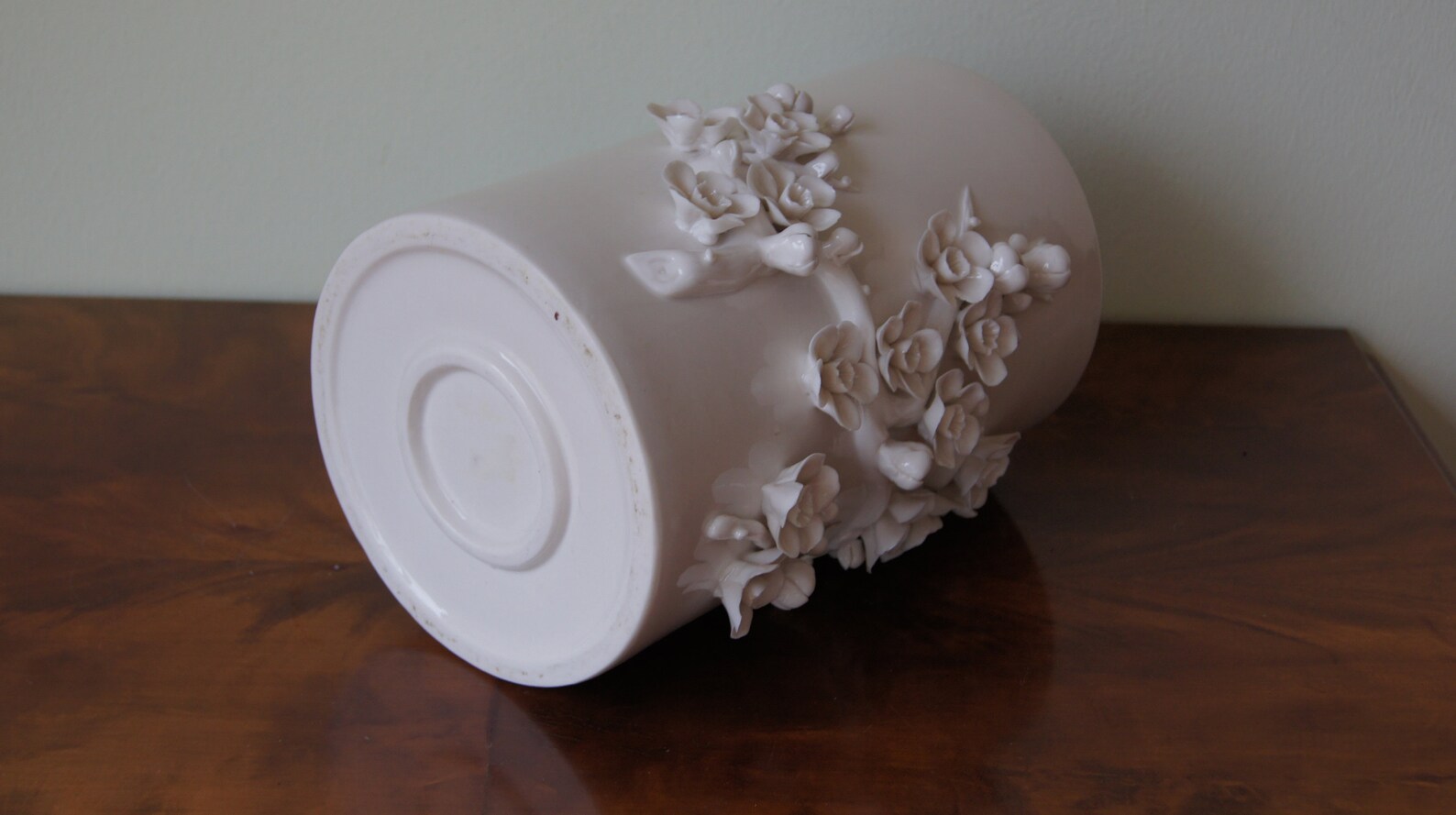 Vintage Vase White Porcelain Etsy