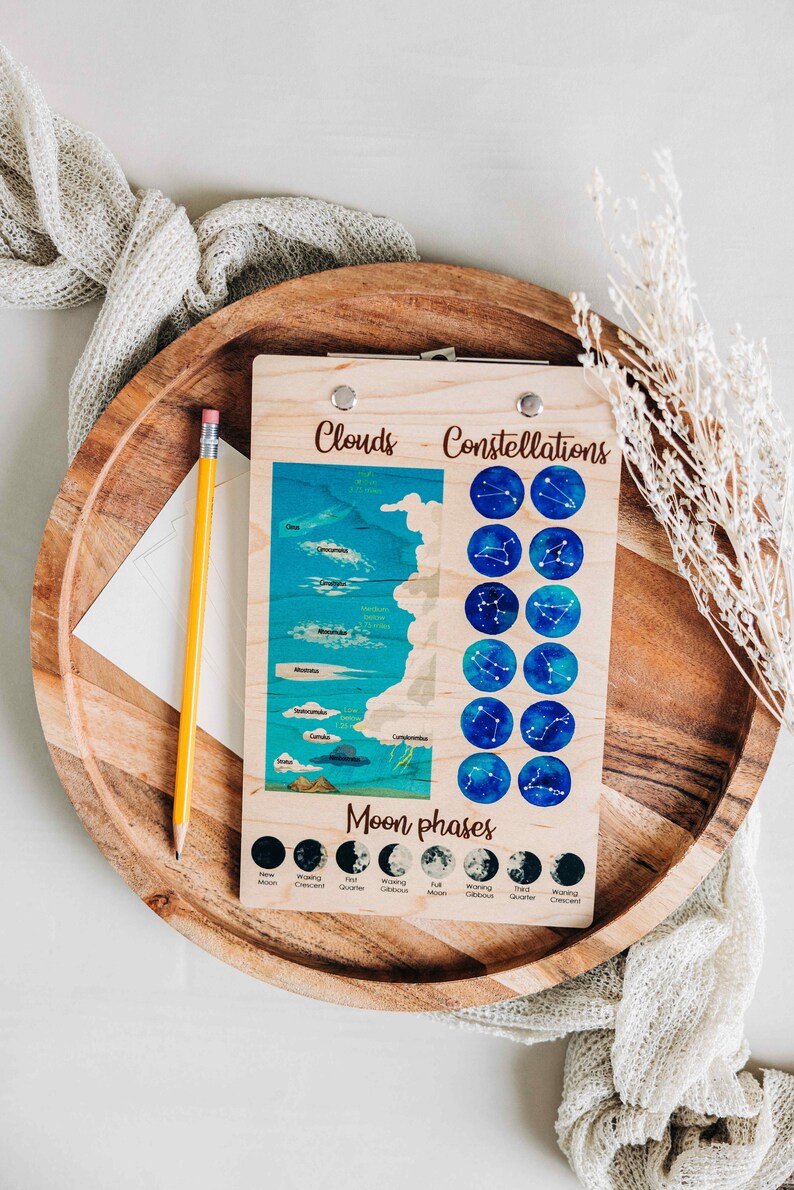 Explorer Clipboard Nature Clipboard Wooden Clipboard Little Etsy