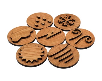 play dough stampers - Weather play dough stamps - play stamps - play dough tools - play dough learning - stocking stuffer