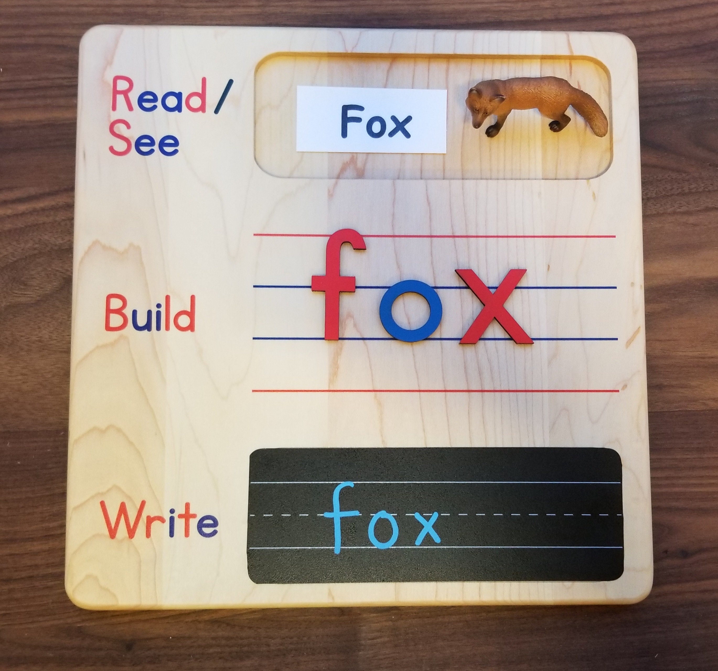 Learning & School Toys Toys & Games Wooden Writing Skills Board Read