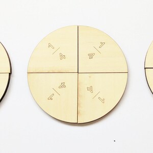 Fractions Learning Kit Fraction Circles Fraction Kit, Fraction to ...
