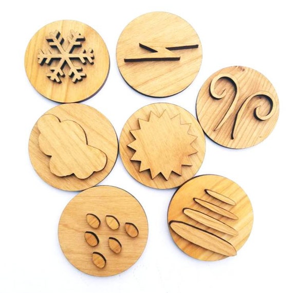wood play dough tools