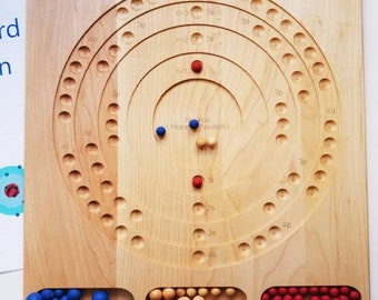 Bohr atomic model board - STEM gift - Chemistry manipulative - Montessori - Waldorf