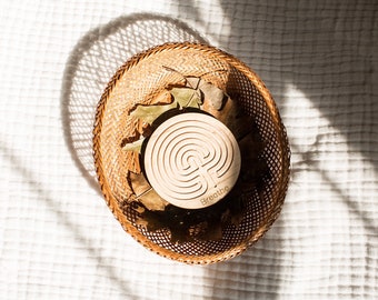 Pocket labyrinth - traditional circle labyrinth - peace corner - emotional regulation - medallion