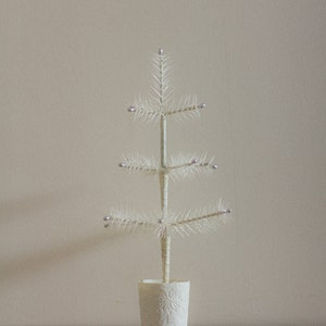 Vintage style German goose feather miniature Christmas Tree