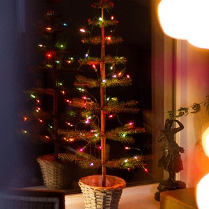 German vintage style goose feather Christmas tree 3ft 4ft