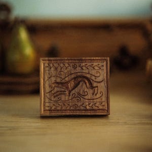 Walnut Cookie Mold - 'The Hound' Springerle Speculaas Biscuit Mould