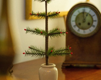 Mini German goose feather Christmas tree