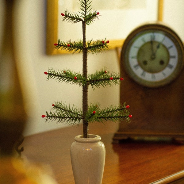 Mini Deutsche Gänsefeder Weihnachtsbaum