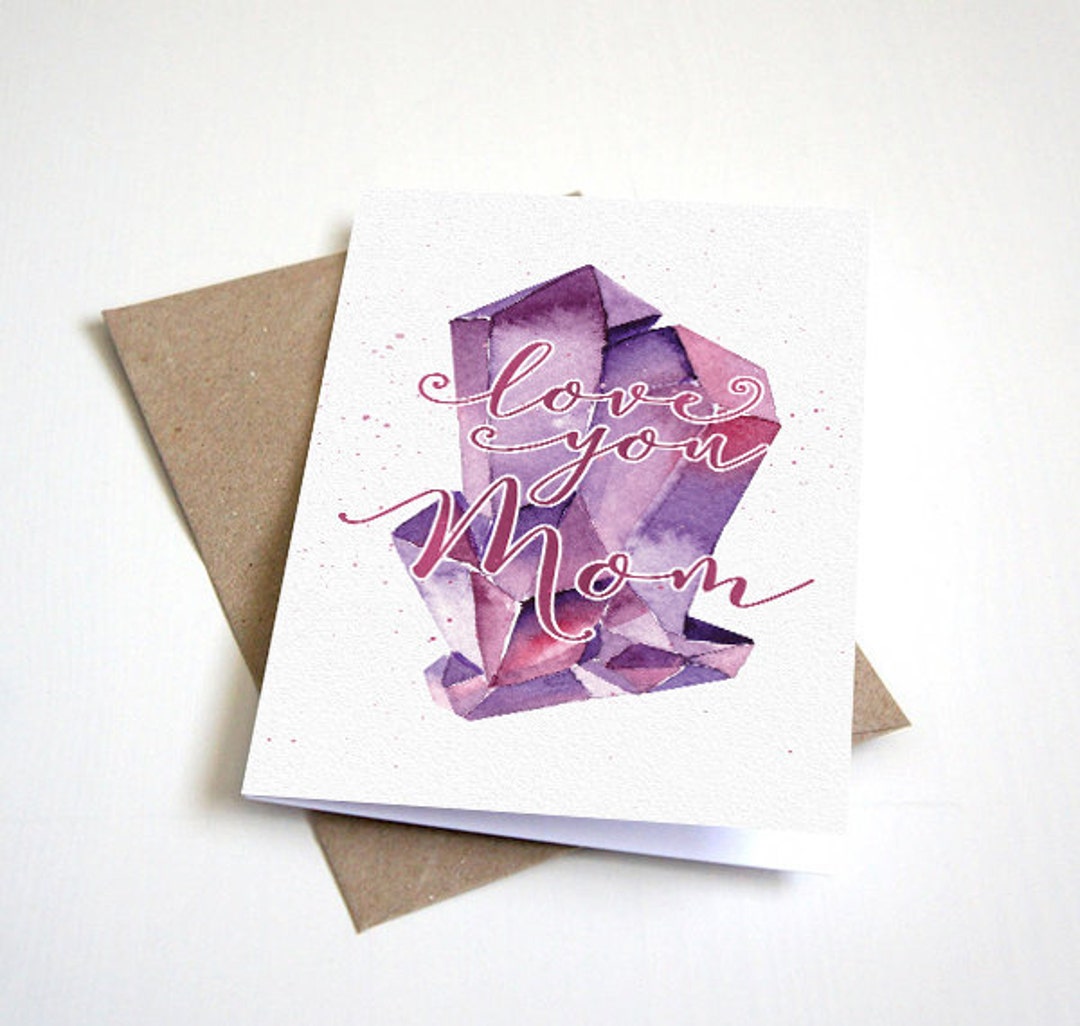 Instant Download, Love You Mom, Printable Mother's Day Card, Mothers ...