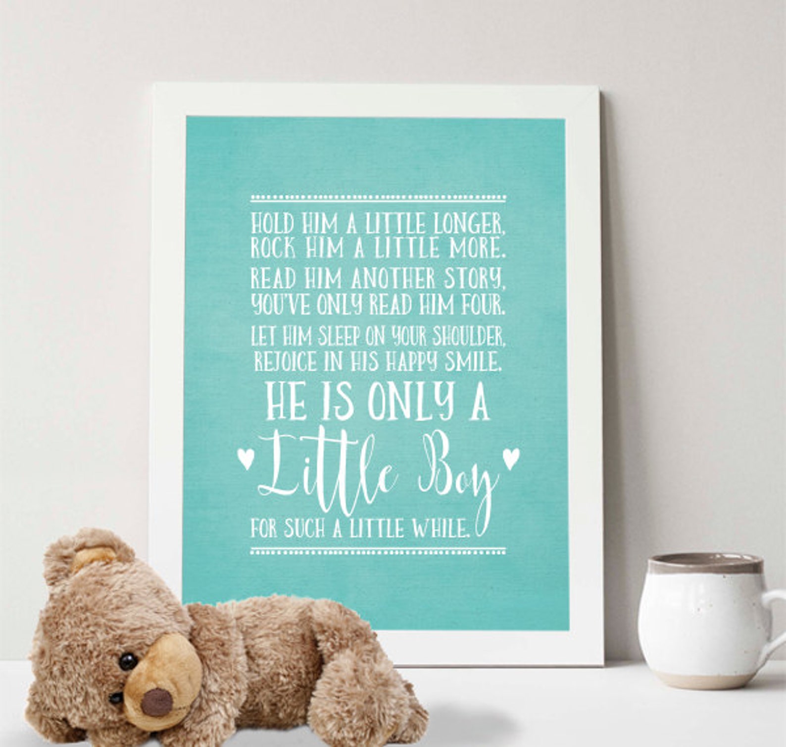 Instant Download Hold him a little longer print 8x10 Print | Etsy