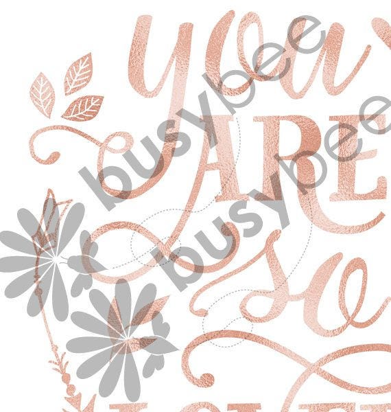 Sofortiger Download Du Bist Geliebt Kindergarten Etsy