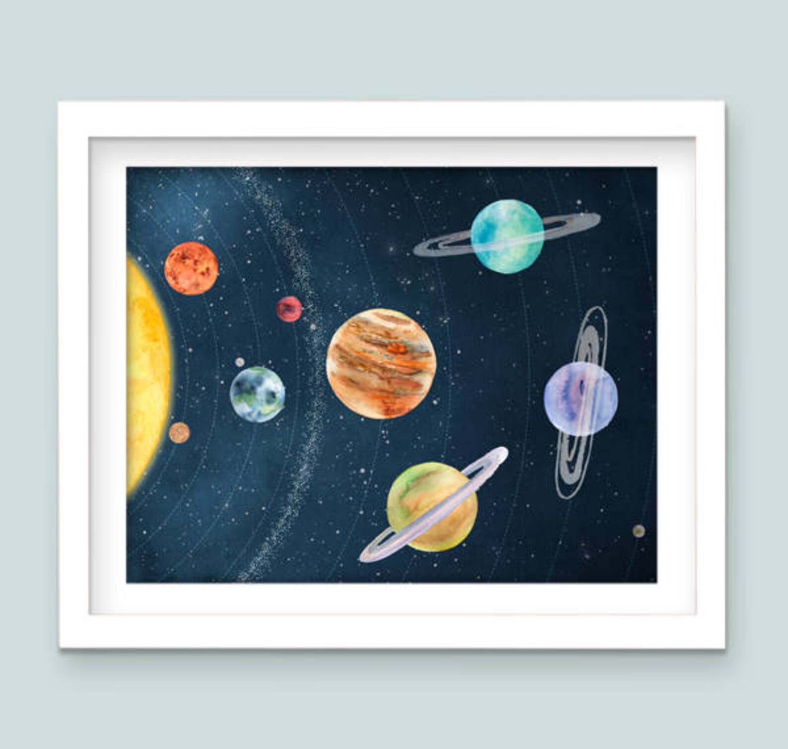 Instant Download Planet Prints Solar System Playroom Outer - Etsy