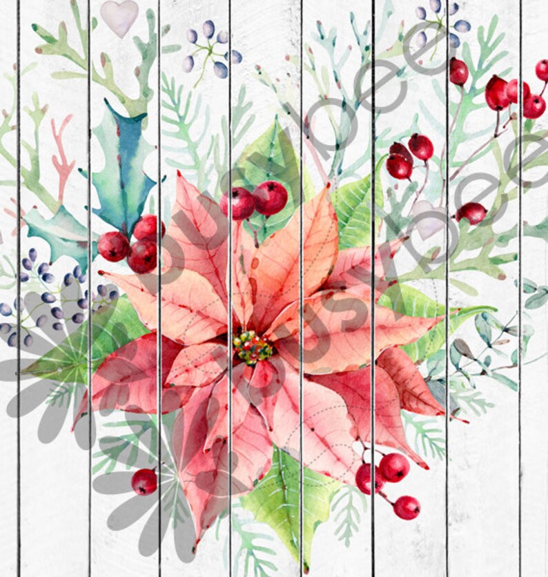Instant Download Rustic Christmas Decor Farmhouse Christmas Etsy