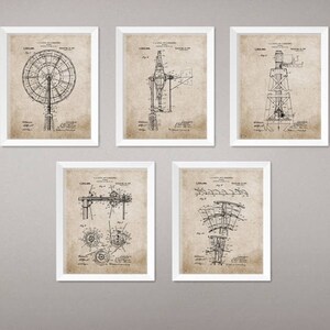 Instant Download, Windmill Printable, Windmill Patent, Patent Decor, Patent Windmill Printable, Windmill Poster, Home Decor, Rustic Decor