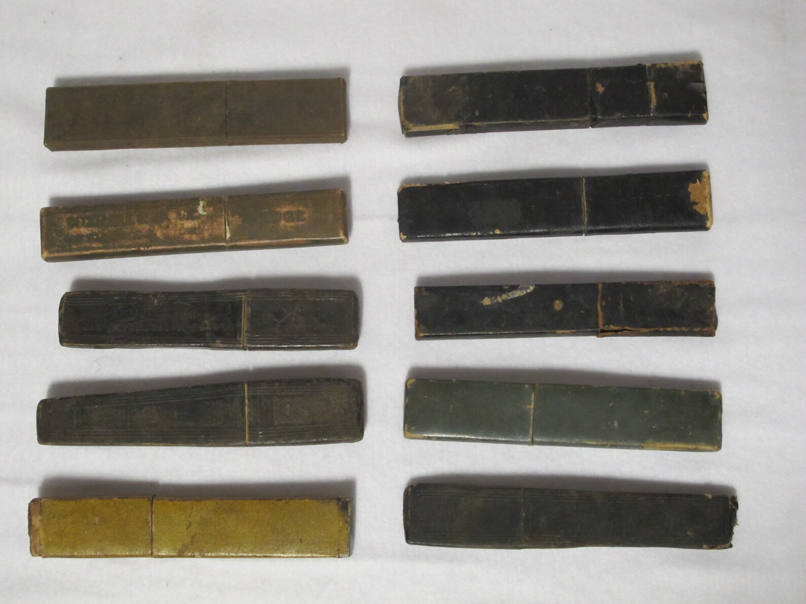 10 Antique Straight Razor Boxes Only 3 Coffin style Etsy